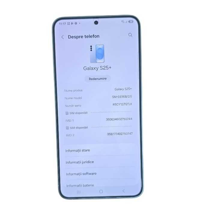 Samsung S25 PLUS Cashbook Galati cod 22985