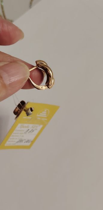 Продам золотые серёжки