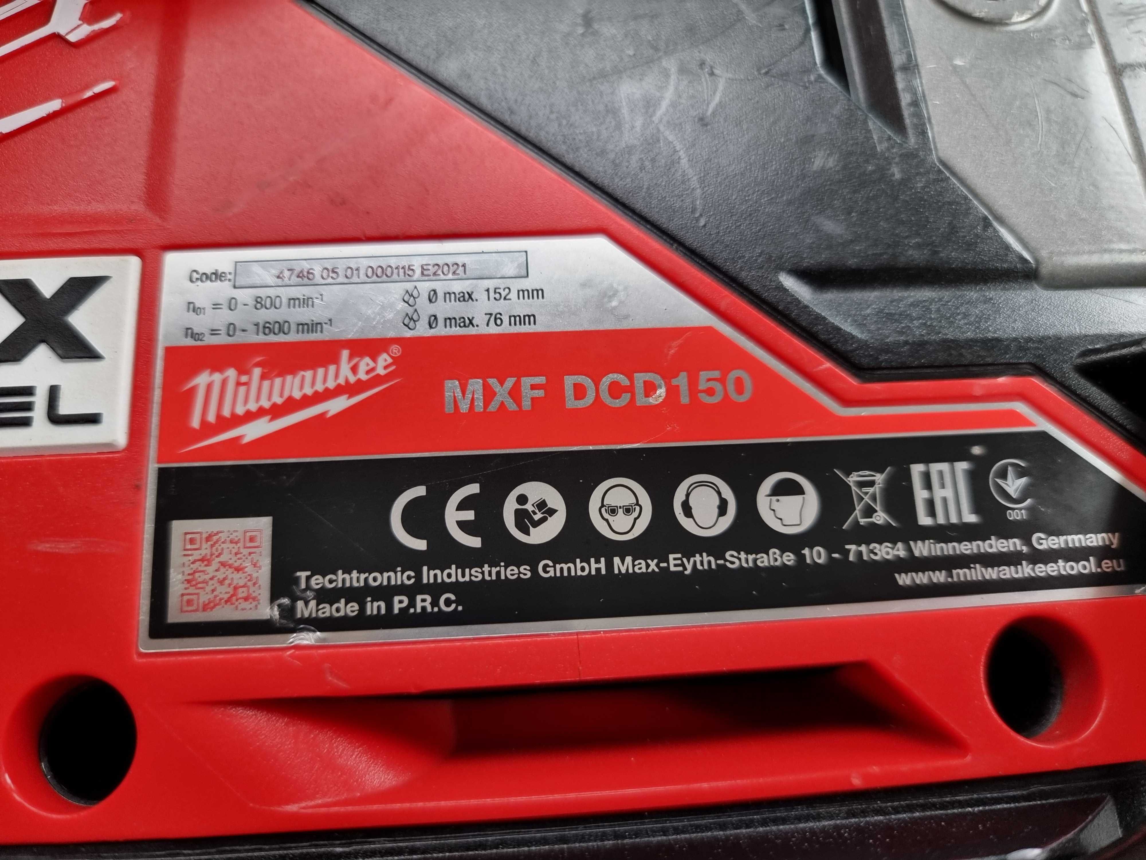 Masina Carotat Gaurit Milwaukee MXF DCD150 Carota Acumulator 72V