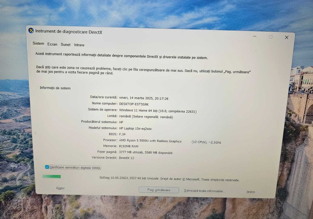 HP 15s eq2056nq AMD RYZEN 5 Zeus Amanet 60167