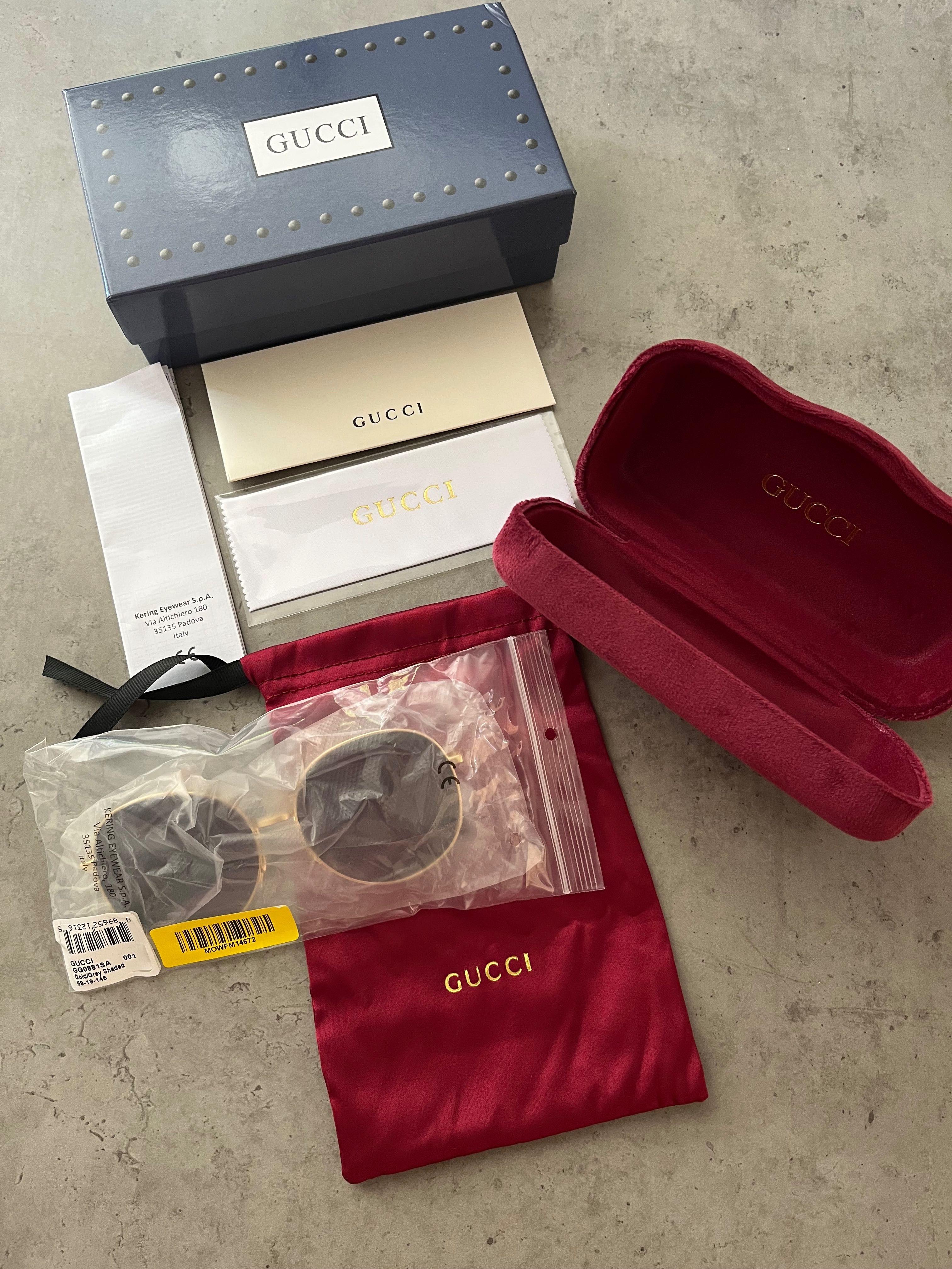 Кръгли слънчеви очила Gucci