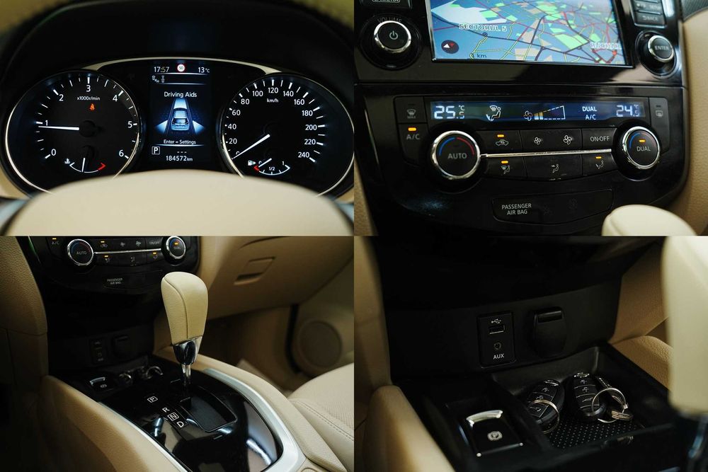 Nissan X-Trail *DEOSEBIT* TEKNA Panoramic Automat Interior Piele Crem