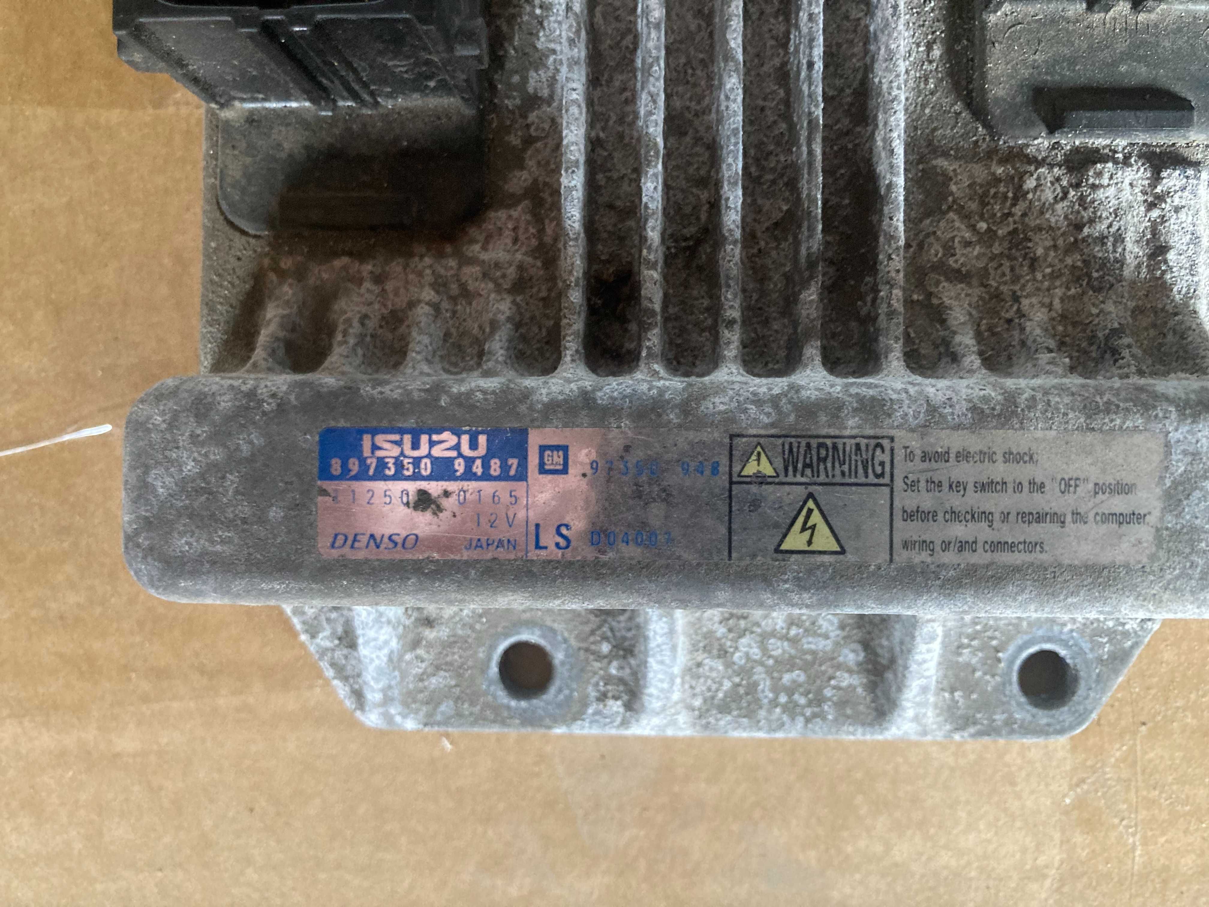 Компютър еку ecu електронен блок двигател опел мерива 1,7цдти исузу