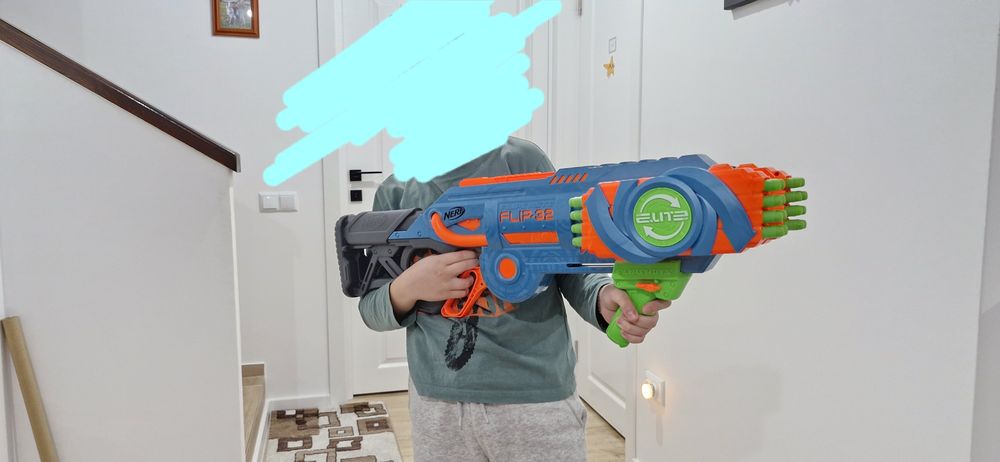 Blaster Nerf Elite 2.0 - Flip 32, 32 proiectile