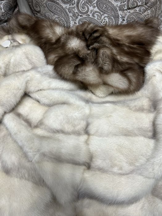 Норковая короткая шуба