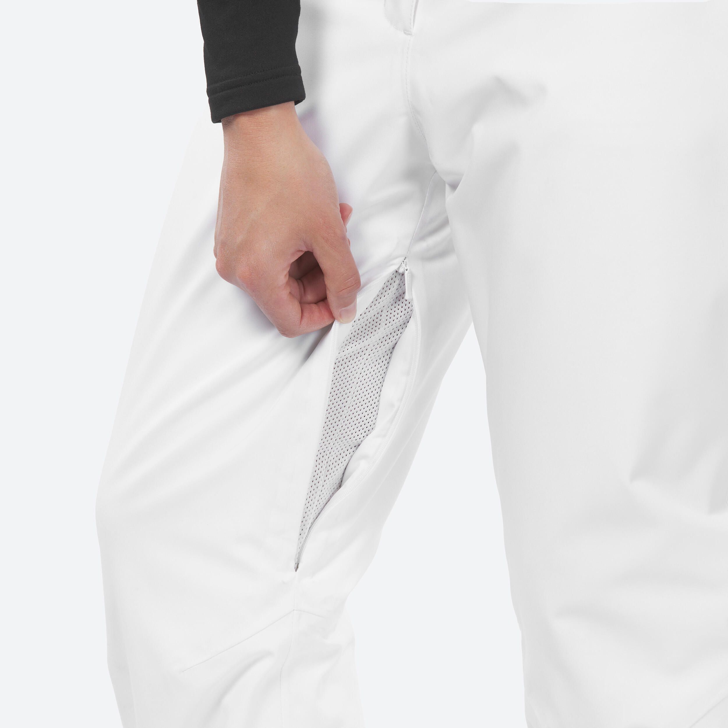 Pantalon schi Călduros 580 Alb Damă - produs resigilat (nou) Decathlon