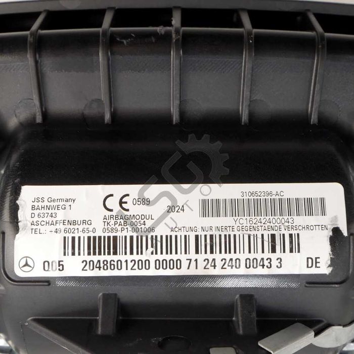 AIRBAG табло Mercedes-Benz C-Class 204 (W/S/C) 2007-2014 ID: 144745