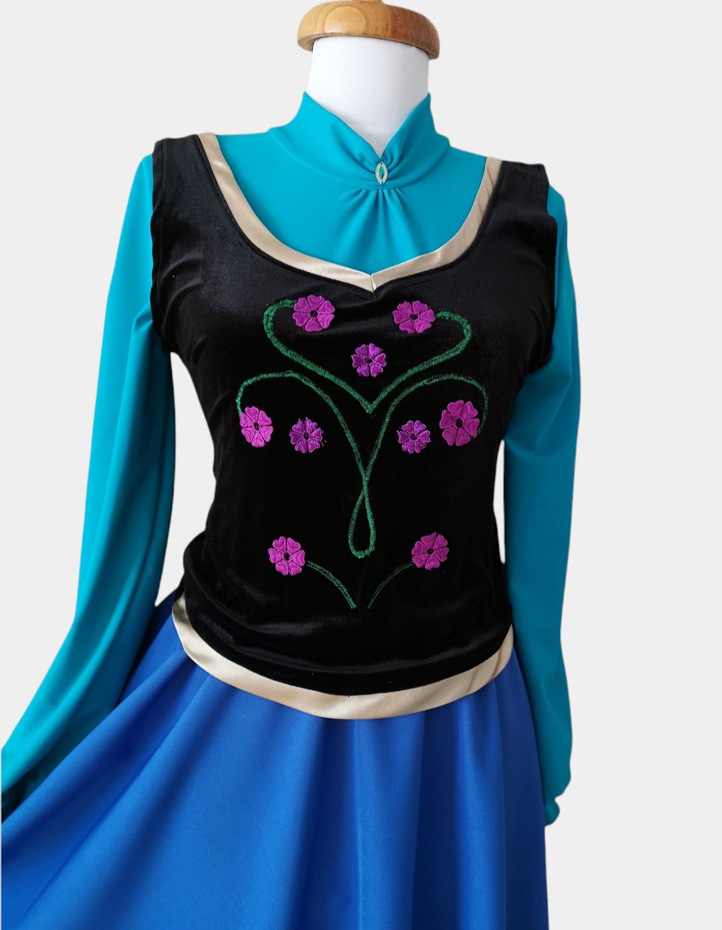 Anna Elsa Frozen rochie costum animatori fantezie  made în România