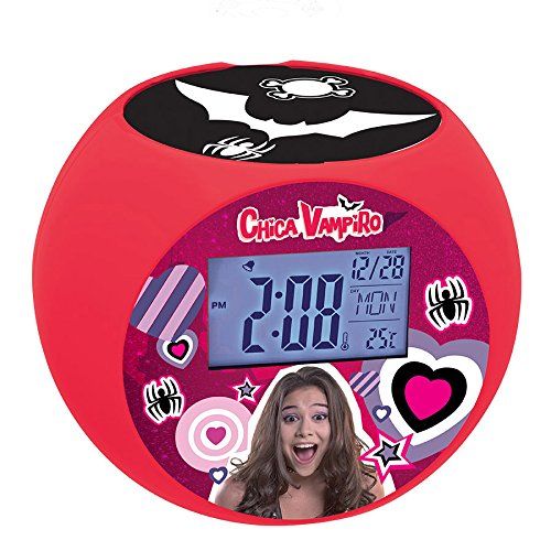 Оригинален радио часовник Chica Vampiro от Lexibook с функция прожекци