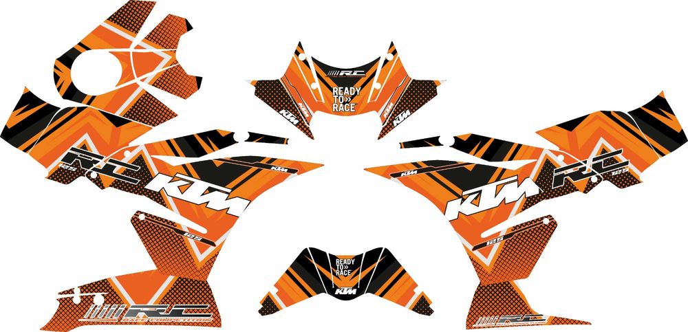 Colante Stickere Carene KTM RC 125 200 250 390