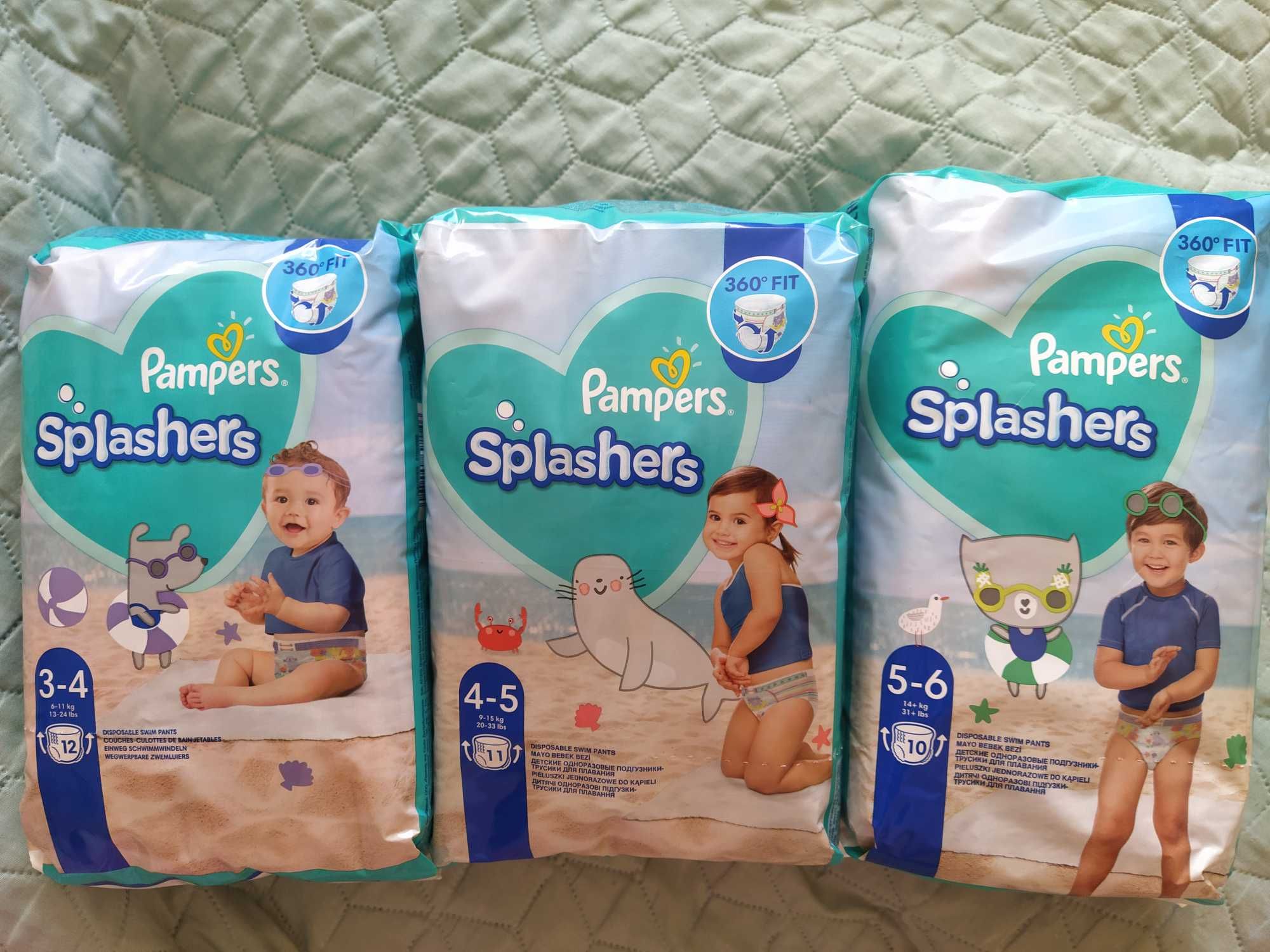 Гащи за плуване/къпане Памперс Pampers р-р 3-4/5-6