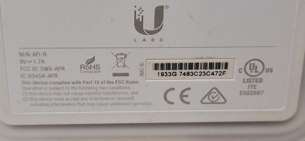 Ubiquiti Labs Router wireless Dual Band Gigabit 1750 Mbps ecran tactil