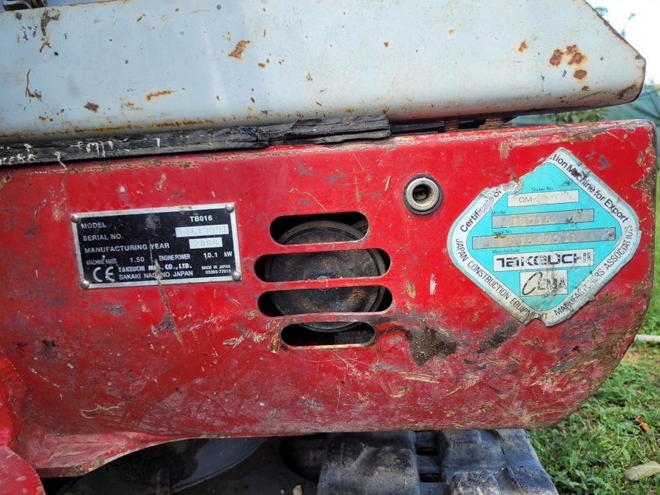 Takeuchi tb016 an 2008