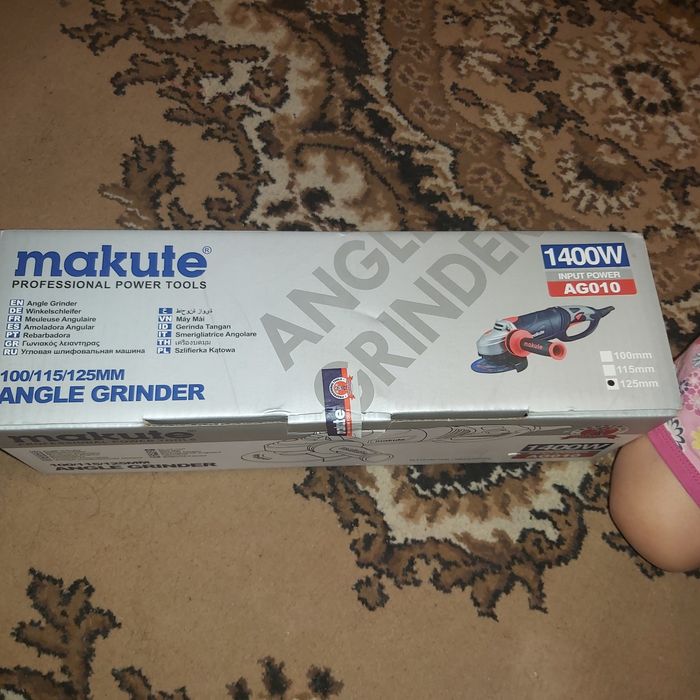 Болгарка 125 новая с оборотами регулеровка комплект