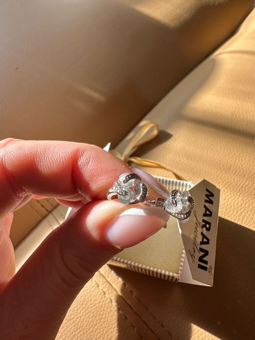 Сребърни обици Marani с кутия