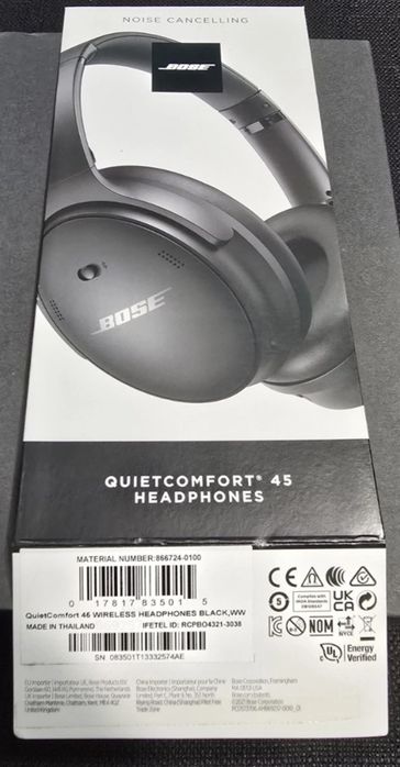 Bose QC 45 Bluetooth слушалки