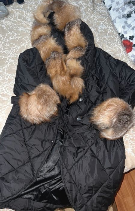 Geaca cu blana naturală