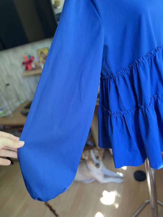 Bluza albastra M shein