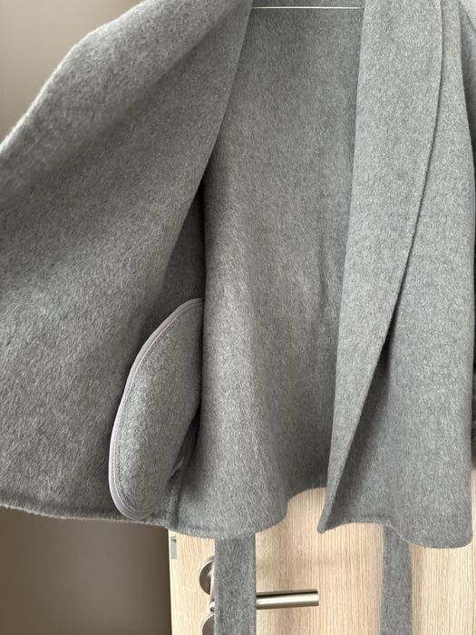 Палто от вълна и лисица