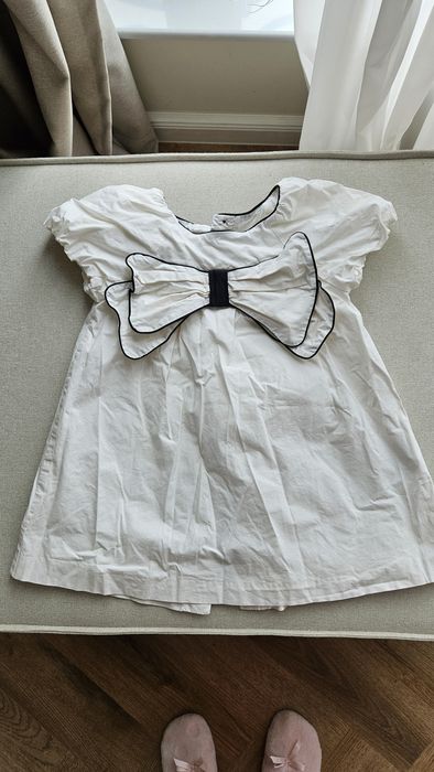 Детска рокличка Zara Kids с панделка 104 см (3-4 г.)