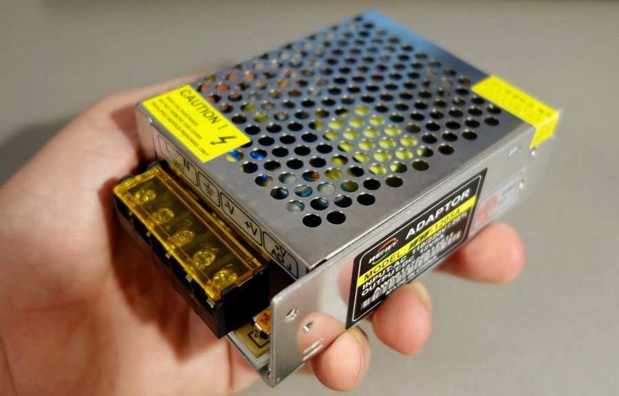 Блок питания для камер видео-наблюдения от светодиодных лент на 12 V