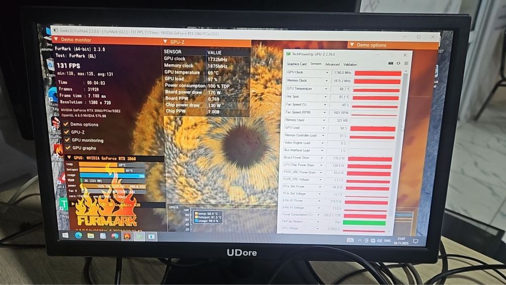 PNY RTX 3060 12Gb GDDR6