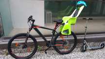 Scaun copii bicicleta Dechatlon