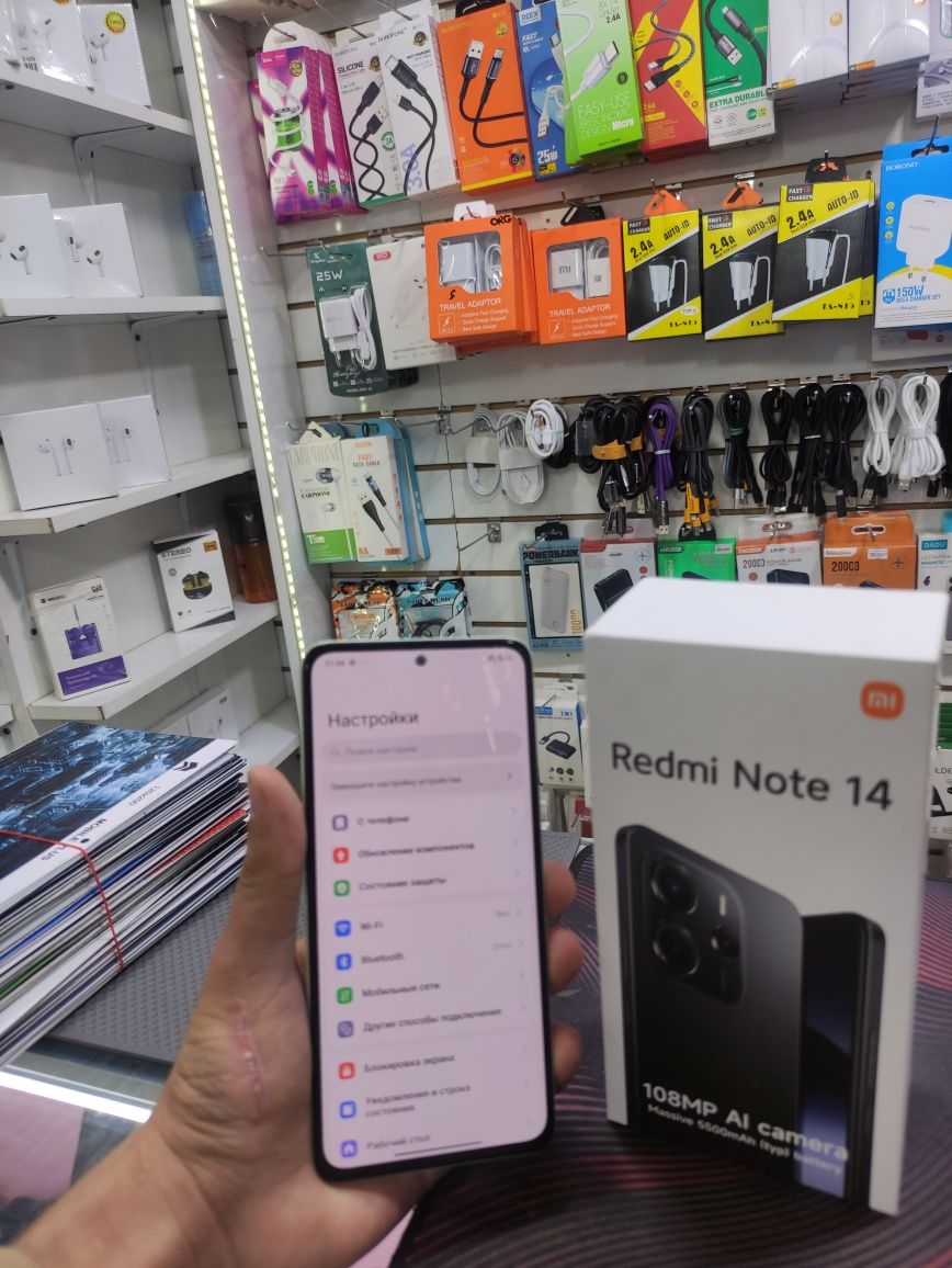 Redmi note 14 yengi full kamplekt