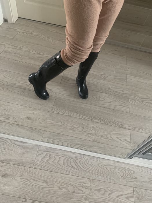 Cizme de cauciuc negre