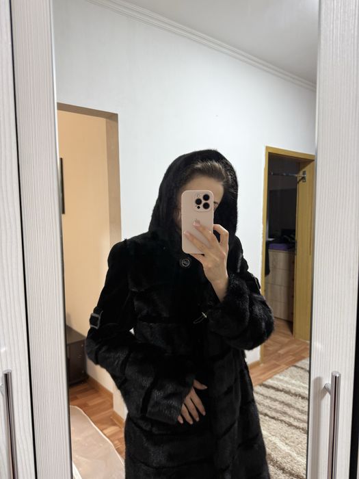 Норковая шуба в хорошем состоянии