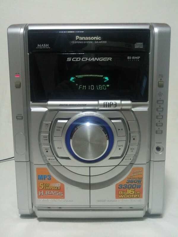 Музыкальный  центр Panasonic. Bluetooth, USB, AUX, радио, диски..