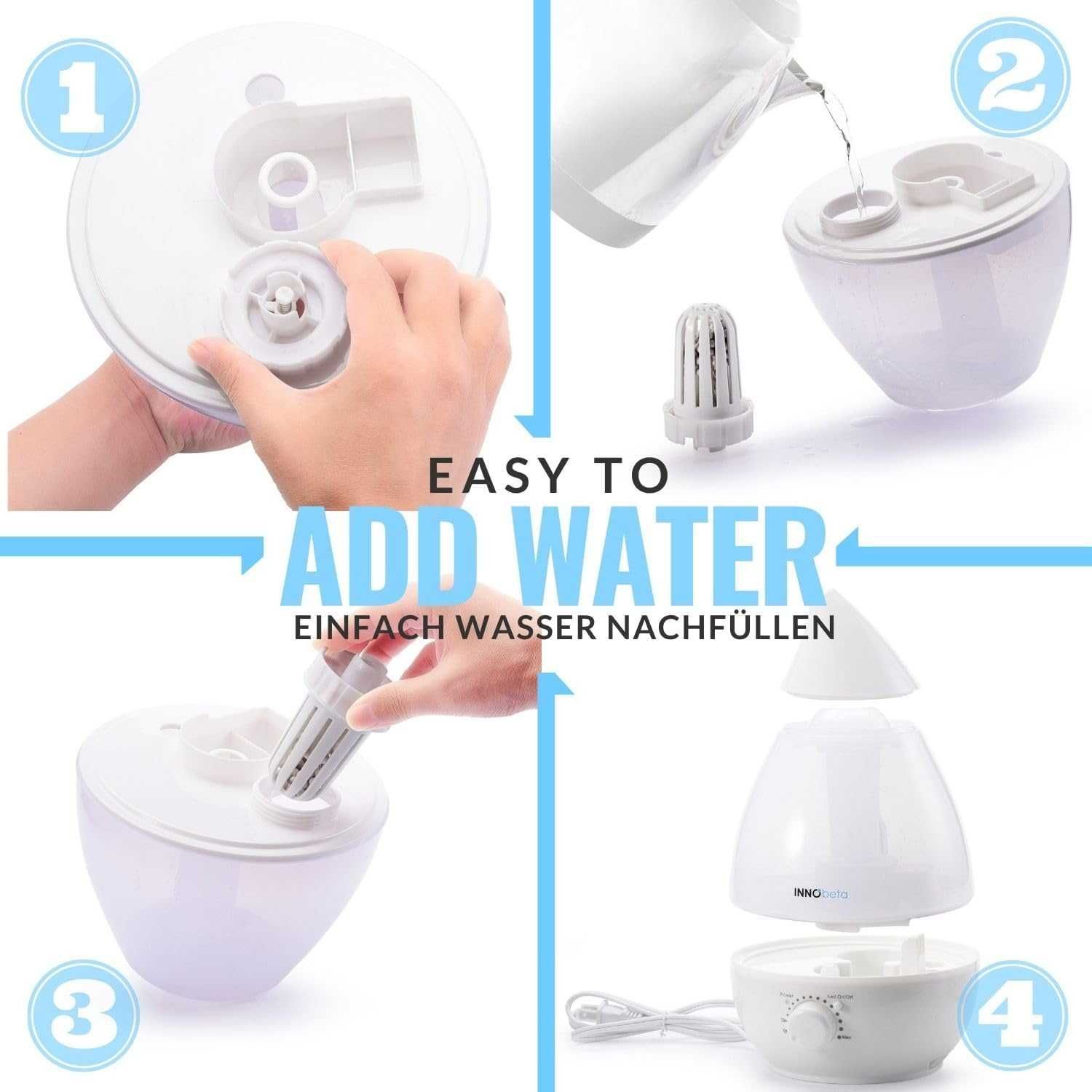 Ултразвуков овлажнител INNObeta Waterdrop 2.4L