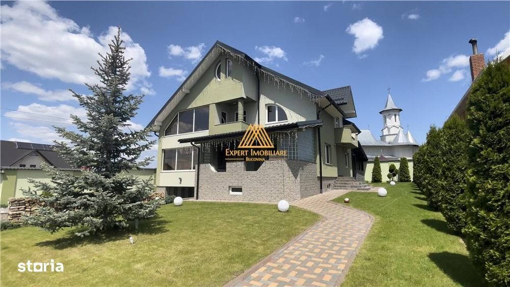 Casa Suceava 600mp garaj subteran pentru 2 masini pretabil sediu firma