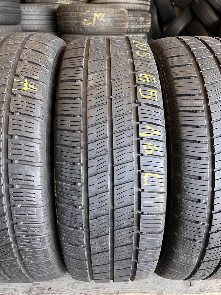 2 anvelope 205/65/16 C , Hankook , 5.5-6 mm !