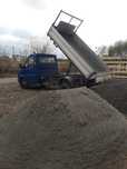 Nisip Balastru Piatra Pamant, moluz, transport basculabil excavator