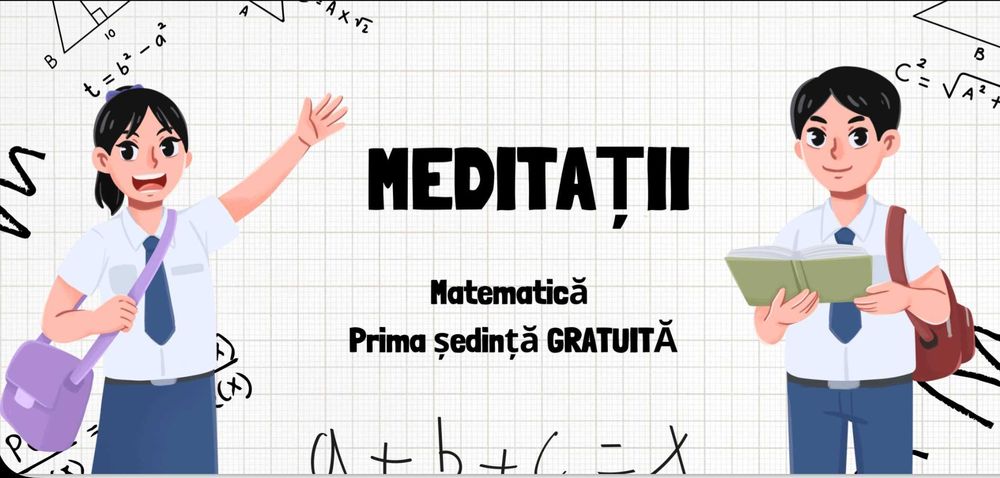Ofer Meditații la MATEMATICĂ