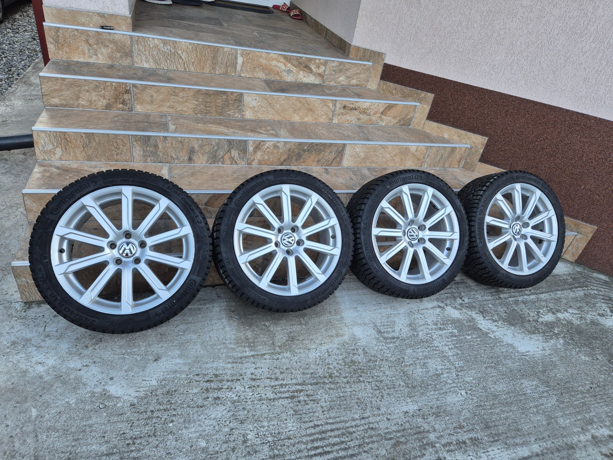 Jante R18 5x112 Vw /Audi cu anvelope iarna m+s 245/40R18