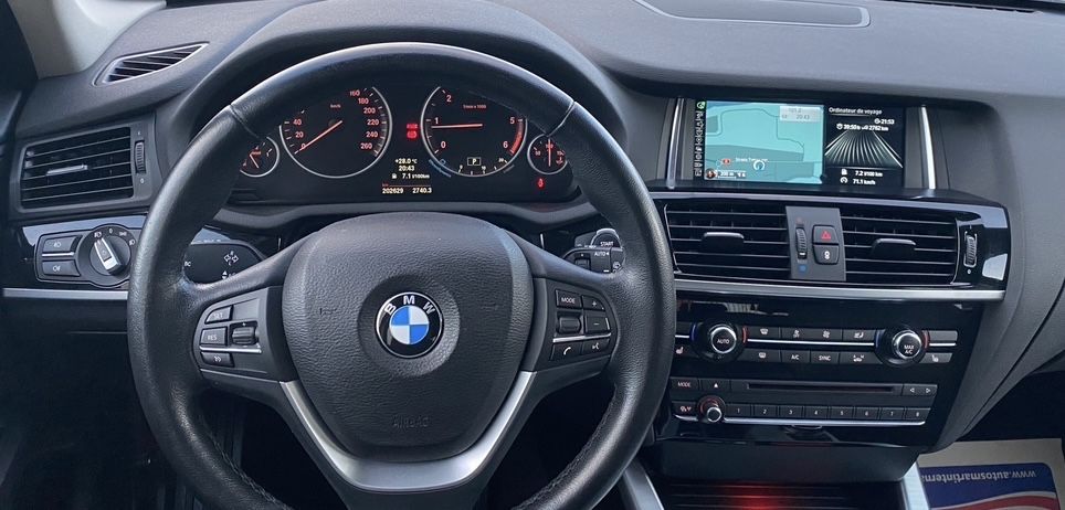 BMW-X3-EURO-6/09.07-2014/facelift/2.0-190cp-X-DRIVE/202650-km reali