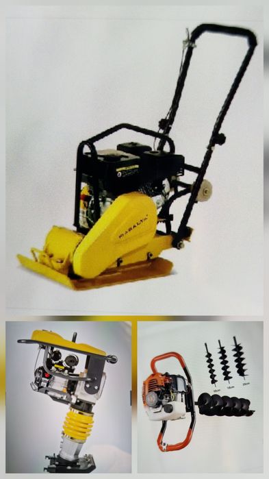 Placa vibratore,compactor,betoniera, dezumidificator,generator ozon