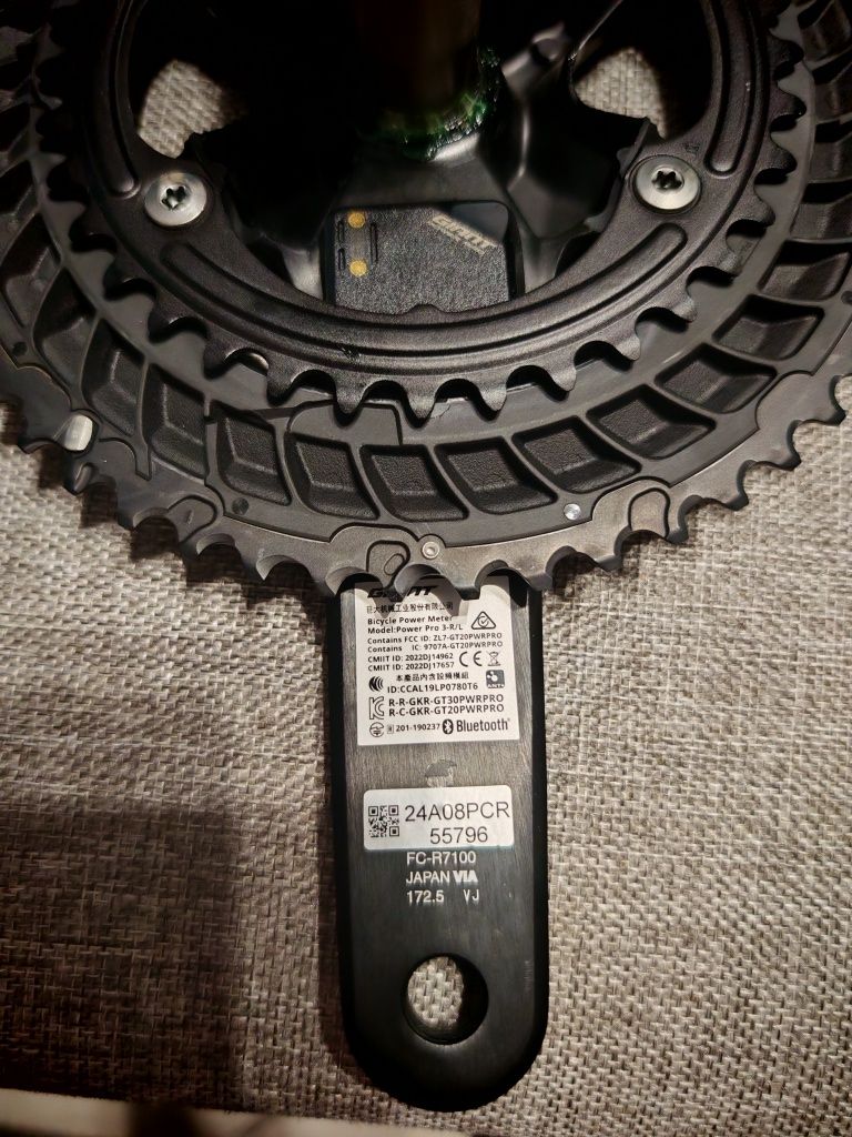 Angrenaj Crankset cu Powermeter Giant Power Pro Shimano 105 R 7100