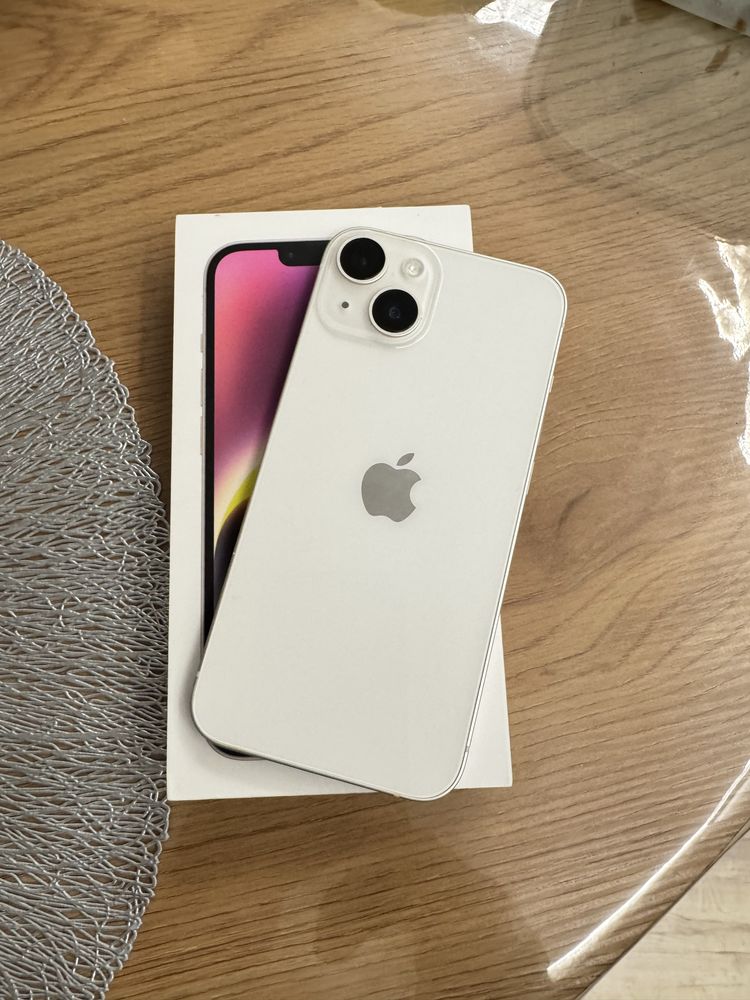 Продается Iphone 14 белый 128 гб емкость 85%
