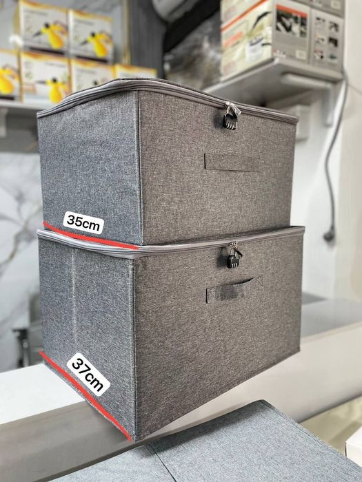 Большой тканевый органайзер для хранения вещей

• Вместительный органа