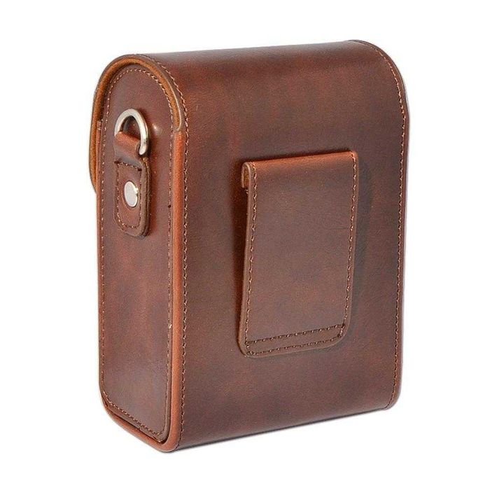 Husa protectie imitatie piele (maro deschis)