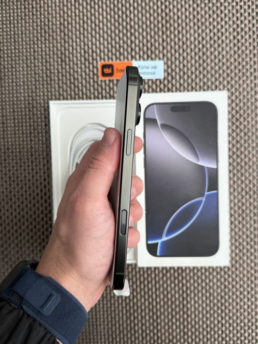 НОВ! *ЛИЗИНГ* iPhone 16 Pro Max 256Gb Black Titanium / Гаранция