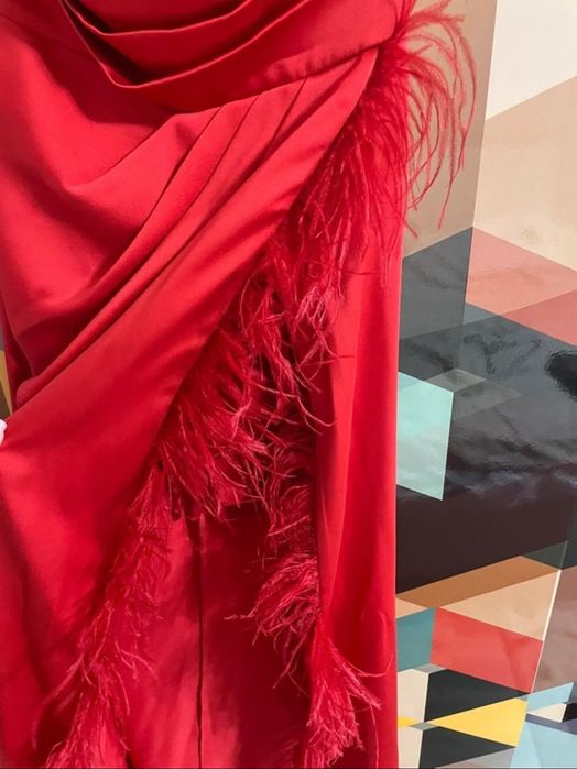 Rochie roșie jeglide couture instanbul