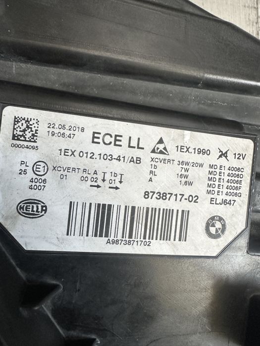 Far original stanga bmw f30 f31 full led adaptiv lci facelift EUROPA