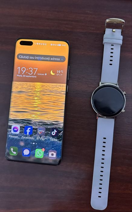Telefon Huawei P 40 pro și ceas Huawei GT 2