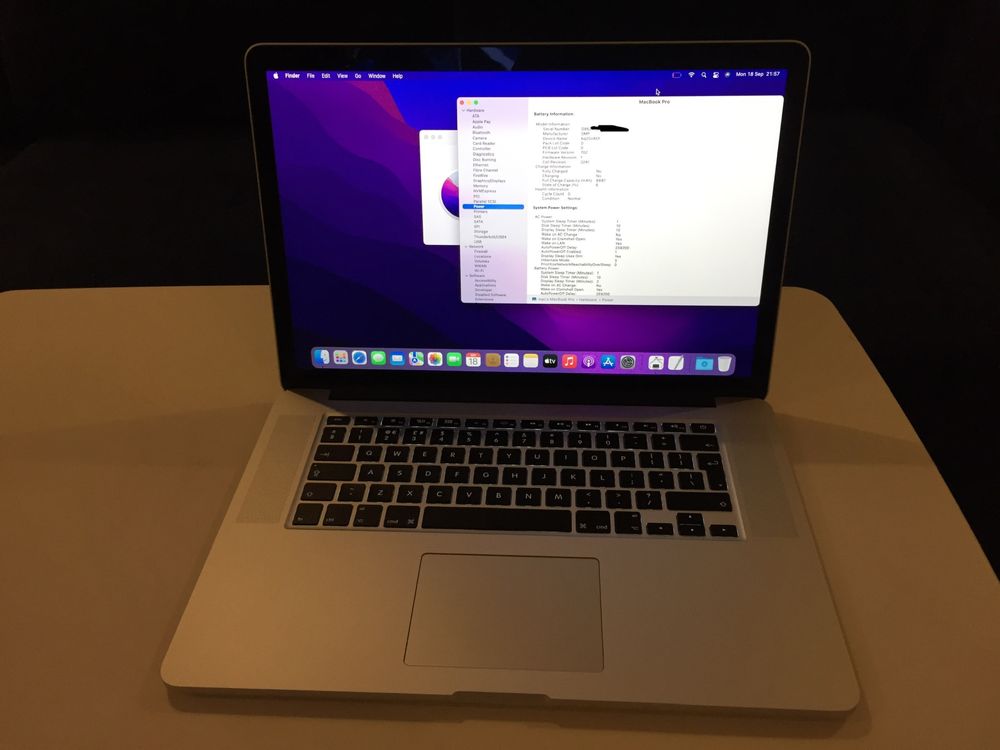 Vand MacBook Pro 15” Mid 2015 , 512 GB SSD, NOU