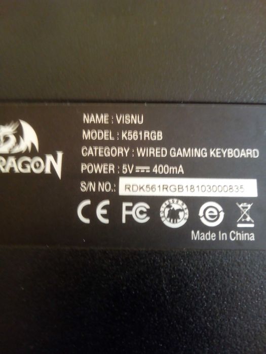 Tastatura gaming mecanica Redragon Visnu K561 RGB