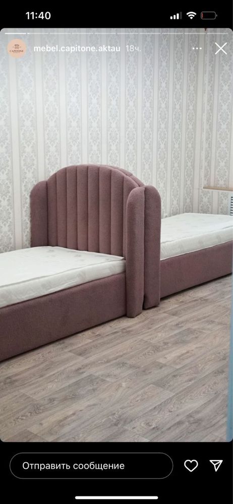 2 кровать с матрасом продается срочно!